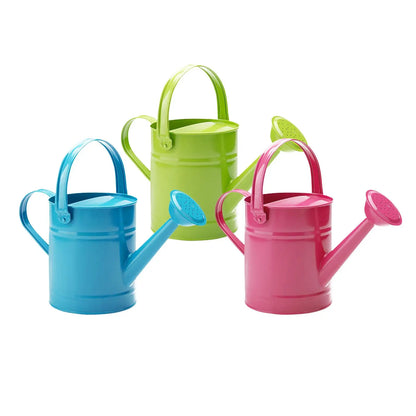Iron Watering Can - Garden Watering Can with Nozzle, 1.5L Metal Plant Pot - ZOOMNSTORE
