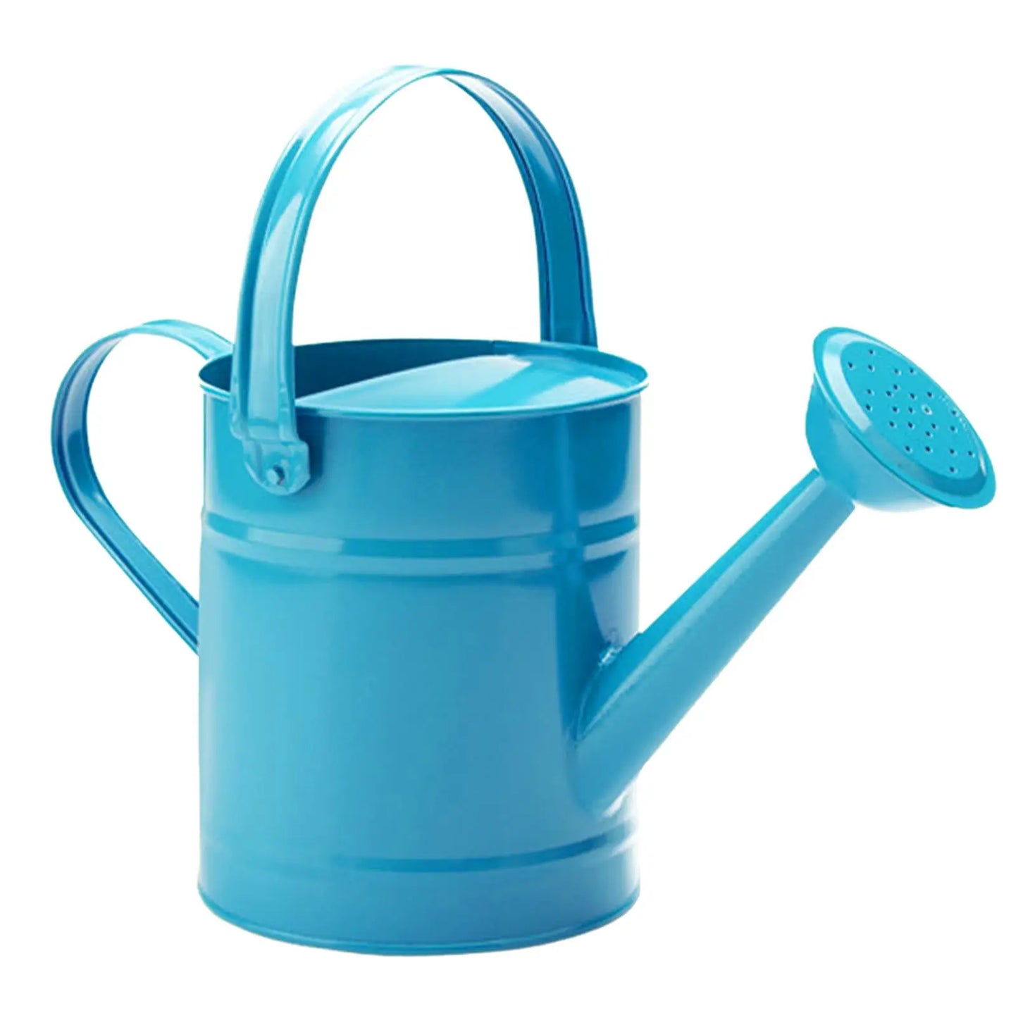 Iron Watering Can - Garden Watering Can with Nozzle, 1.5L Metal Plant Pot - ZOOMNSTORE