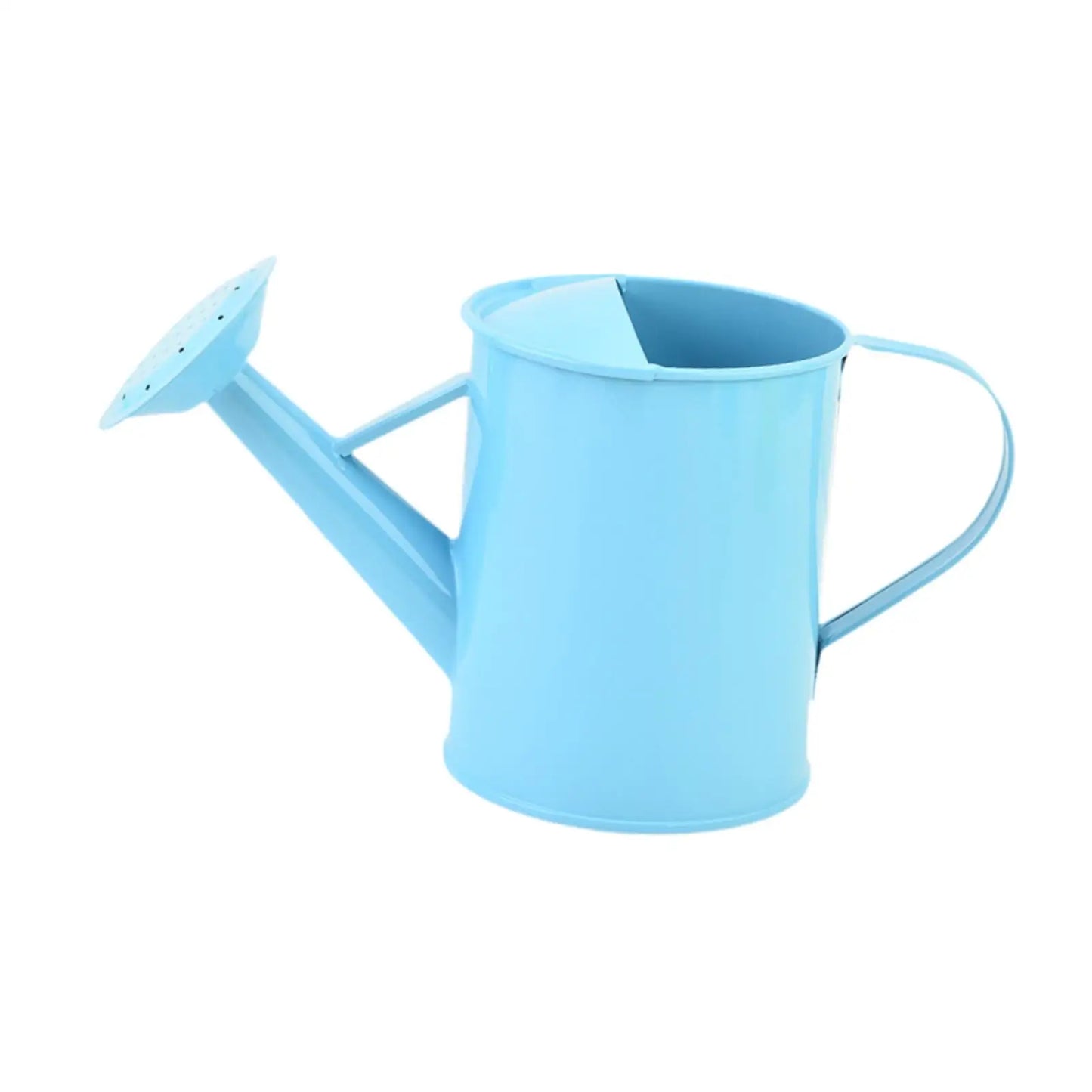 Iron Watering Can - Garden Watering Can with Nozzle, 1.5L Metal Plant Pot - ZOOMNSTORE