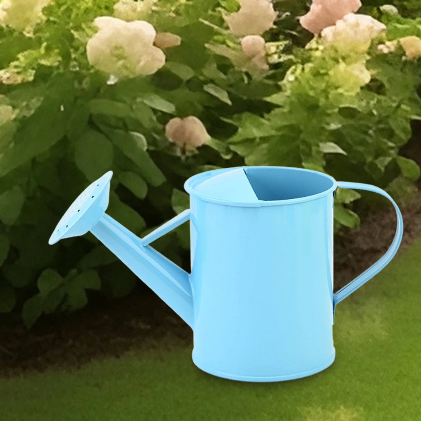 Iron Watering Can - Garden Watering Can with Nozzle, 1.5L Metal Plant Pot - ZOOMNSTORE