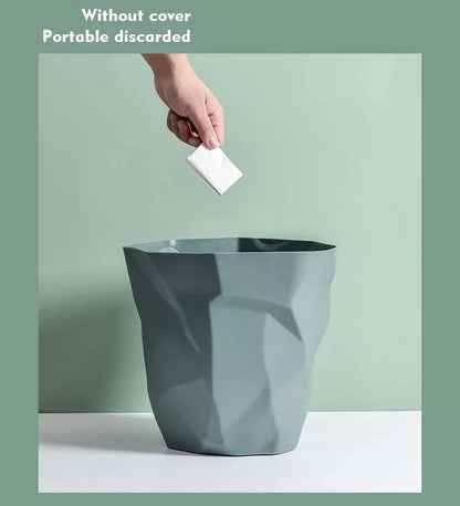 Irregular Trash Can - Creative Bathroom Waste Bin for Home - ZOOMNSTORE