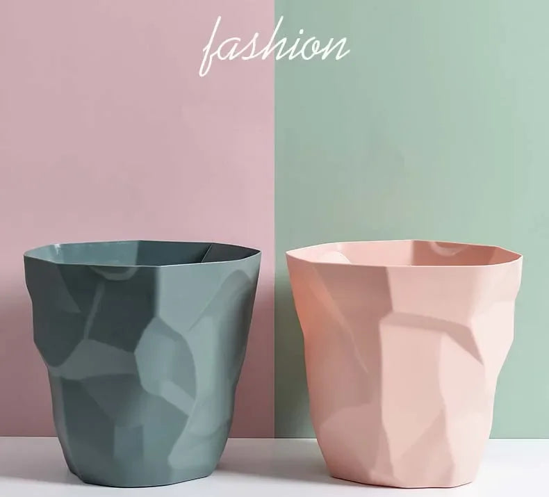 Irregular Trash Can - Creative Bathroom Waste Bin for Home - ZOOMNSTORE