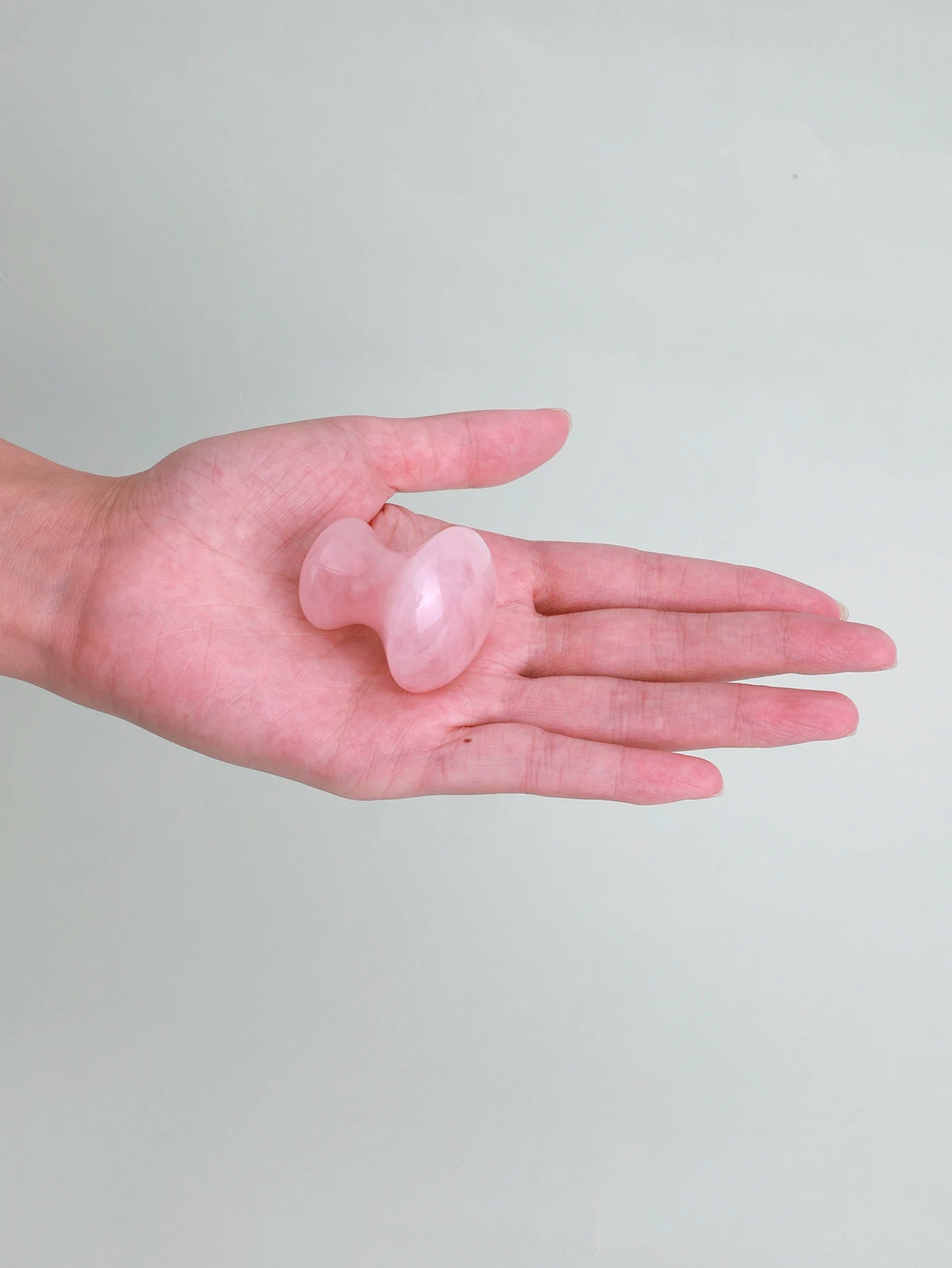 Jade Gua Sha Mushroom Face Massager Tool – Natural Stone Facial Sculpting Roller - ZOOMNSTORE