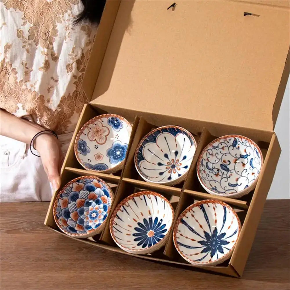 Ceramic Japanese Style Tableware Set - Luxury Baby  Adult Dish Cute Feeding Bowls Gift Idea - ZOOMNSTORE