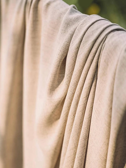 Japanese style thickened cotton and linen semi shading curtains for bedrooms, living rooms, and curtains - ZOOMNSTORE