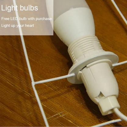 Japanese Lantern LED Table Lamp - Creative Rice Paper Light for Living Room  Bedroom Decor - ZOOMNSTORE