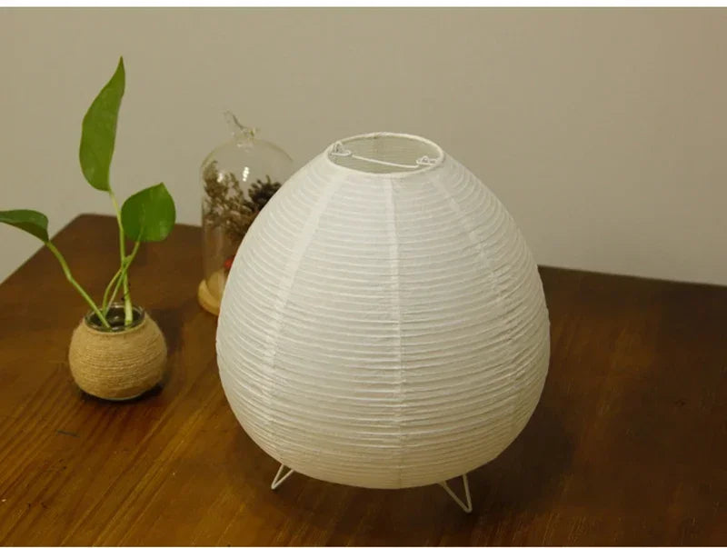 Japanese Lantern LED Table Lamp - Creative Rice Paper Light for Living Room  Bedroom Decor - ZOOMNSTORE
