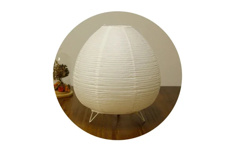 Japanese Lantern LED Table Lamp - Creative Rice Paper Light for Living Room  Bedroom Decor - ZOOMNSTORE