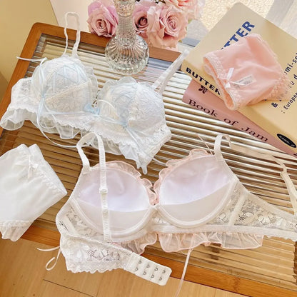 Japanese Lolita Lace Push-Up Bra - Womens Lingerie for Girls - ZOOMNSTORE