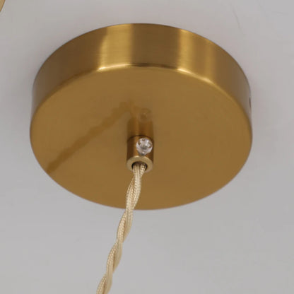 Japanese Pendant Light – Nordic Ceramic Chandelier With Bronze Alloy Fixture - ZOOMNSTORE