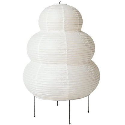 Akari Noguchi Yong Table Lamp - White Rice Paper Decorative Desk Light for Bedroom  Living Room - ZOOMNSTORE