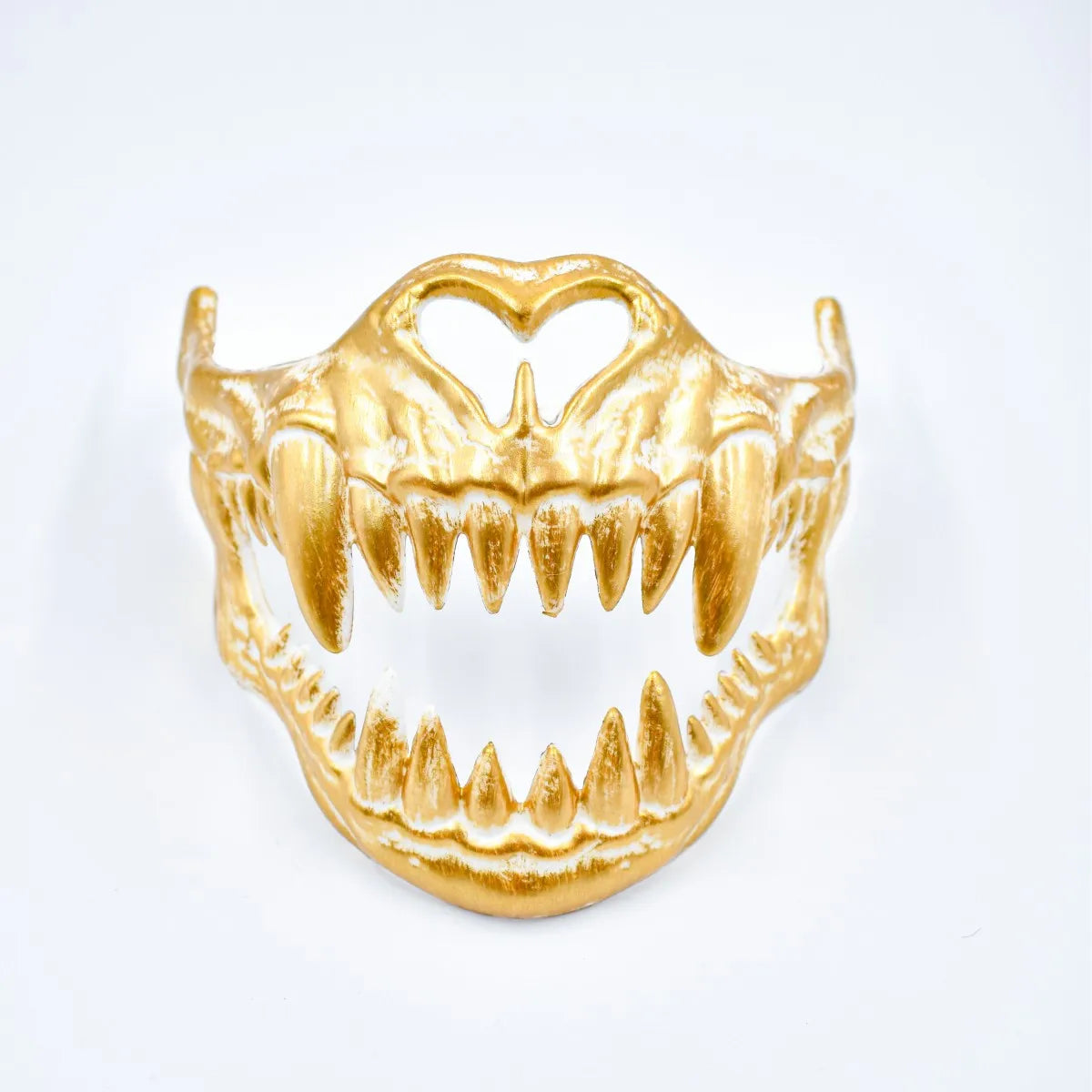 Half Face Japanese Mask Halloween Evil Devil Party Mask Toy Demon Samurai Mask Masquerade Party Wear Accessories - ZOOMNSTORE