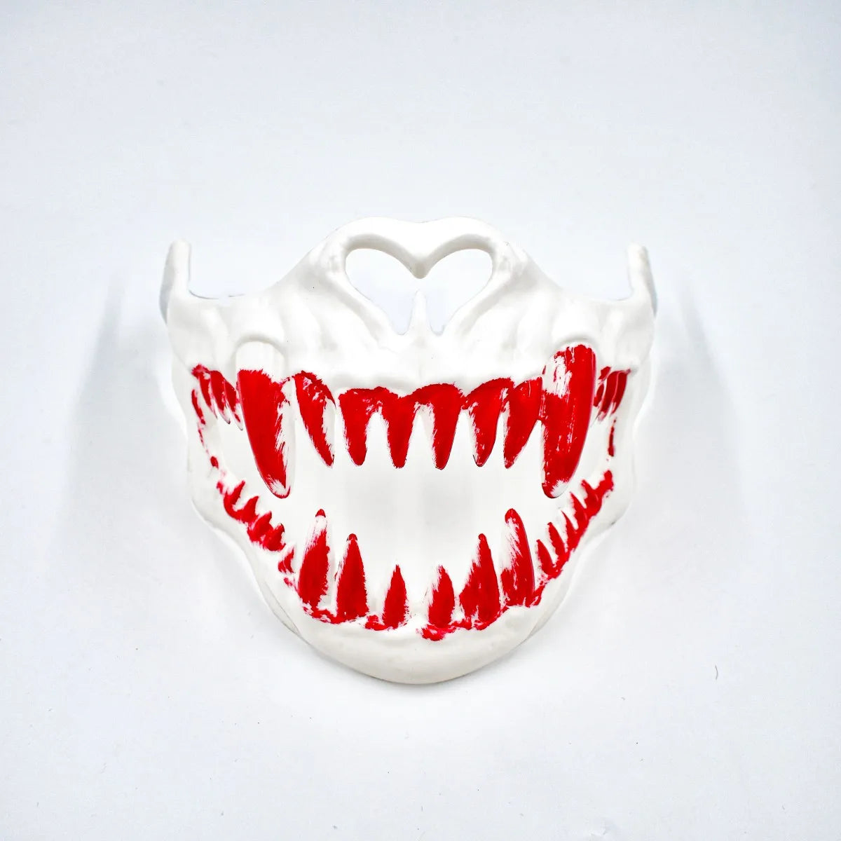 Half Face Japanese Mask Halloween Evil Devil Party Mask Toy Demon Samurai Mask Masquerade Party Wear Accessories - ZOOMNSTORE