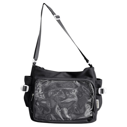 Japanese Ita Bag - Womens Clear Window Shoulder Purse with Multi-Pockets and Adjustable Strap - ZOOMNSTORE
