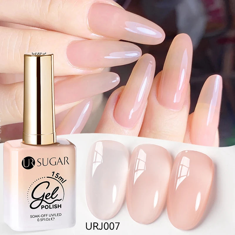Jelly Gel Polish - Eco Friendly Semi Permanent UV LED Nail Polish for Salon Use - ZOOMNSTORE