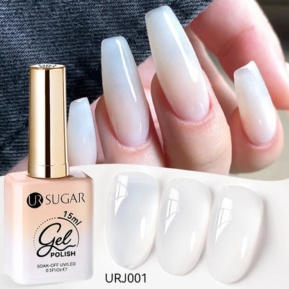 Jelly Gel Polish - Eco Friendly Semi Permanent UV LED Nail Polish for Salon Use - ZOOMNSTORE