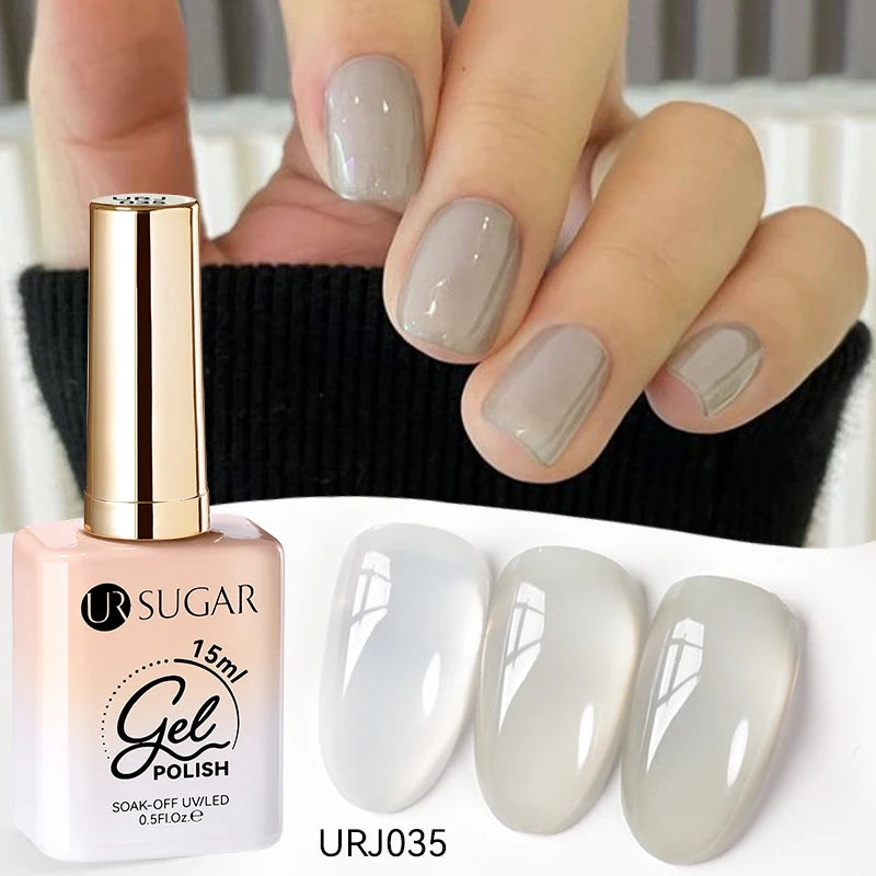 Jelly Gel Polish - Eco Friendly Semi Permanent UV LED Nail Polish for Salon Use - ZOOMNSTORE