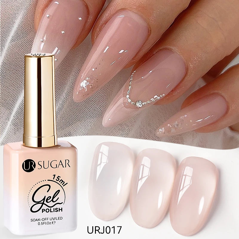 Jelly Gel Polish - Eco Friendly Semi Permanent UV LED Nail Polish for Salon Use - ZOOMNSTORE