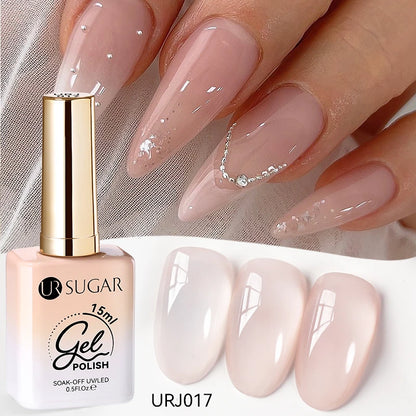 Jelly Gel Polish - Eco Friendly Semi Permanent UV LED Nail Polish for Salon Use - ZOOMNSTORE