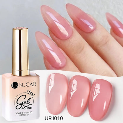 Jelly Gel Polish - Eco Friendly Semi Permanent UV LED Nail Polish for Salon Use - ZOOMNSTORE
