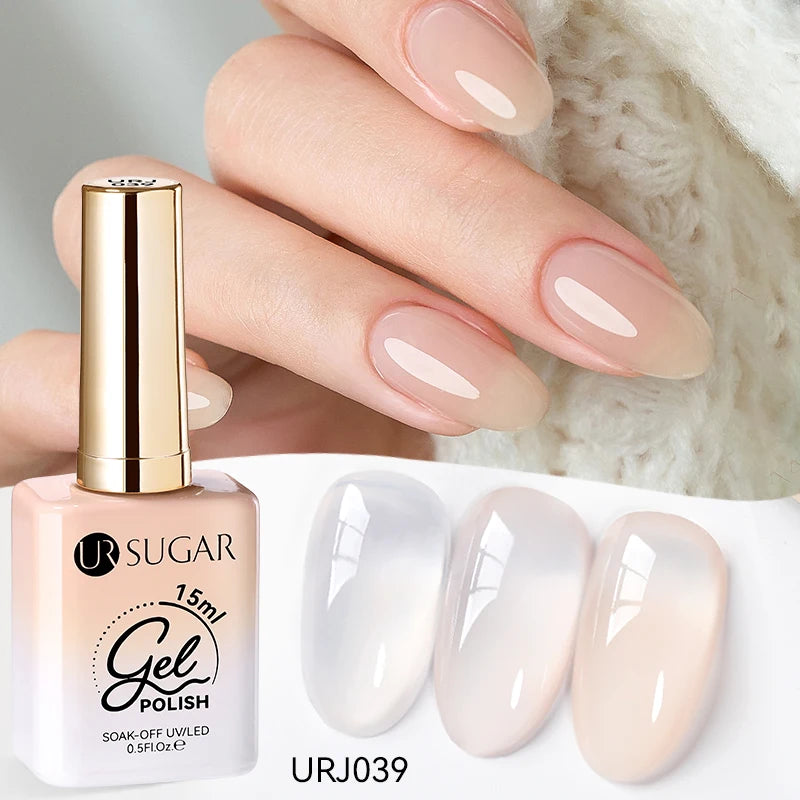Jelly Gel Polish - Eco Friendly Semi Permanent UV LED Nail Polish for Salon Use - ZOOMNSTORE