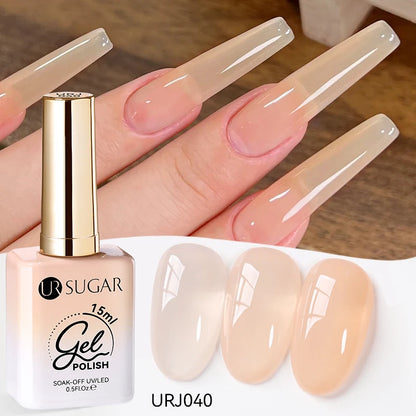Jelly Gel Polish - Eco Friendly Semi Permanent UV LED Nail Polish for Salon Use - ZOOMNSTORE