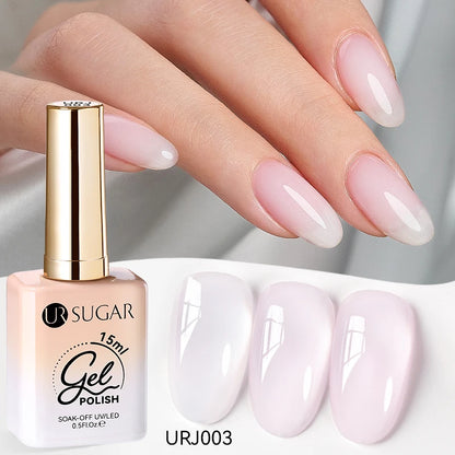 Jelly Gel Polish - Eco Friendly Semi Permanent UV LED Nail Polish for Salon Use - ZOOMNSTORE