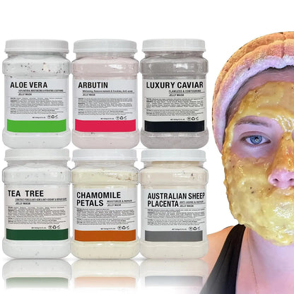 Jelly Mask Powder 6PCS - Professional Facial Skin Care for Beauty Salons - ZOOMNSTORE