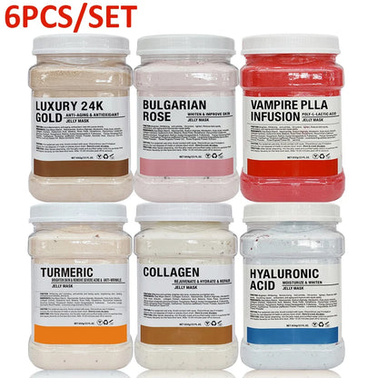 Jelly Mask Powder 6PCS - Professional Facial Skin Care for Beauty Salons - ZOOMNSTORE