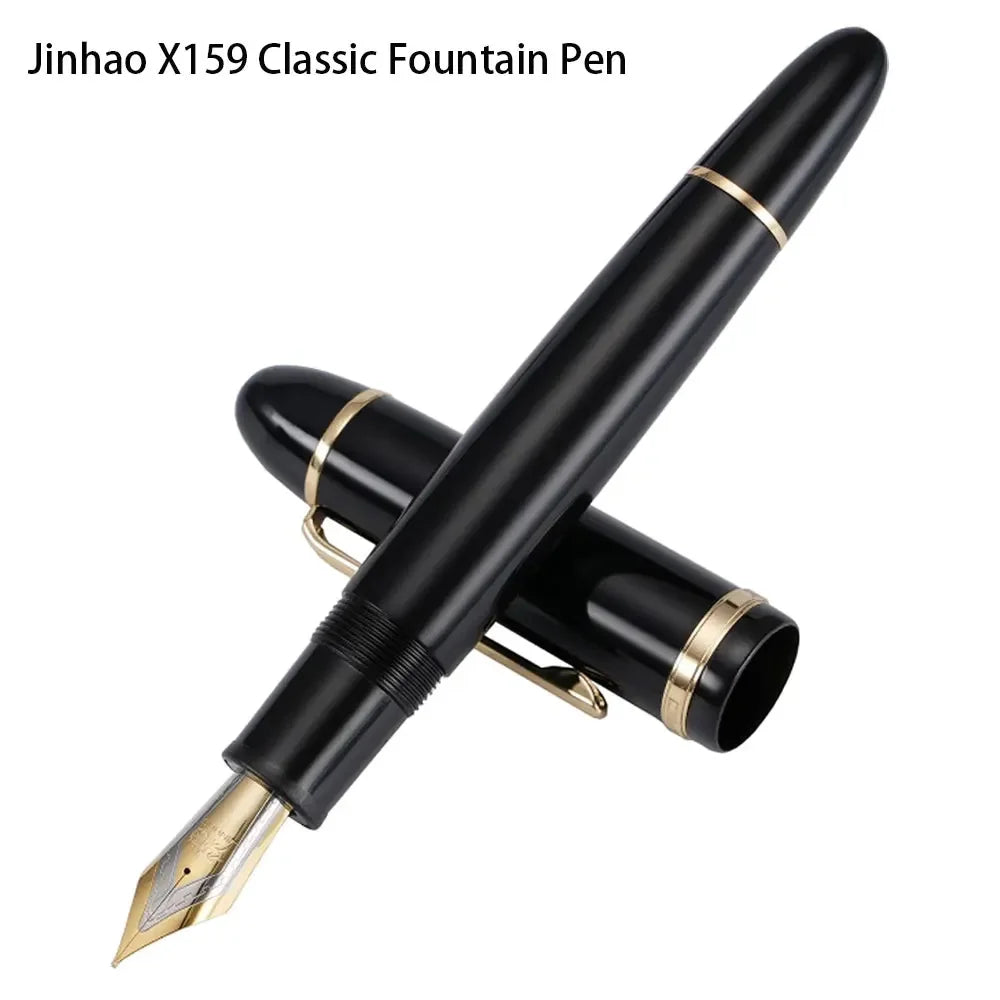 Jinhao X159 Fountain Pen Set - Multicolor Resin Fine Nib Writing Instrument - ZOOMNSTORE