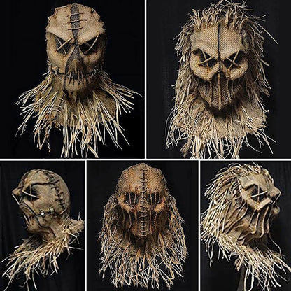 Halloween Joker Mask Dark Knight Batman Joker Mask Makeup Ball Jack Horror Headset Halloween Party Joker Prop Cosplay Props - ZOOMNSTORE