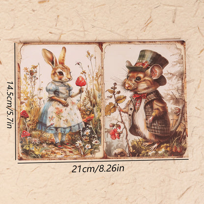 Mushroom Wonderland Junk Journal Set - 52 Pieces for Arts  Crafts Scrapbooking DIY Projects - ZOOMNSTORE