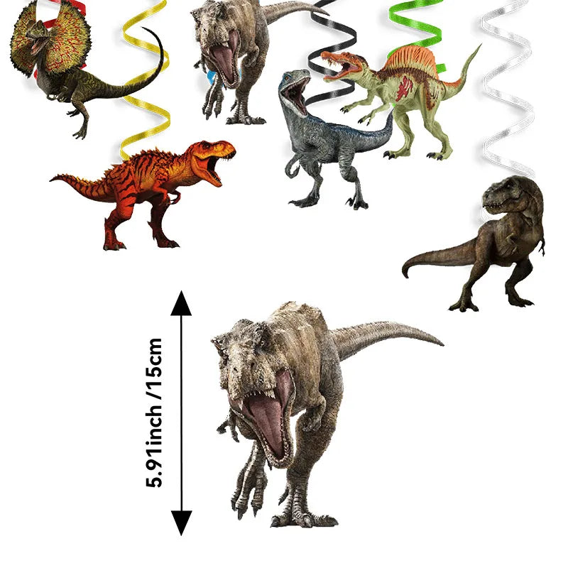 Jurassic World Dinosaur Party Supplies - Disposable Tableware Balloons Banners Cake Flags - ZOOMNSTORE