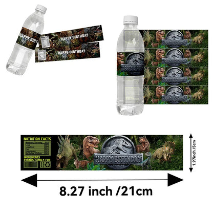 Jurassic World Dinosaur Party Supplies - Disposable Tableware Balloons Banners Cake Flags - ZOOMNSTORE