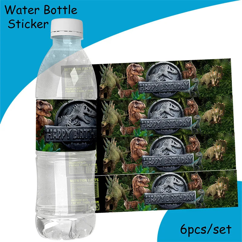 Jurassic World Dinosaur Party Supplies - Disposable Tableware Balloons Banners Cake Flags - ZOOMNSTORE