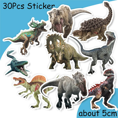 Jurassic World Dinosaur Party Supplies - Disposable Tableware Balloons Banners Cake Flags - ZOOMNSTORE