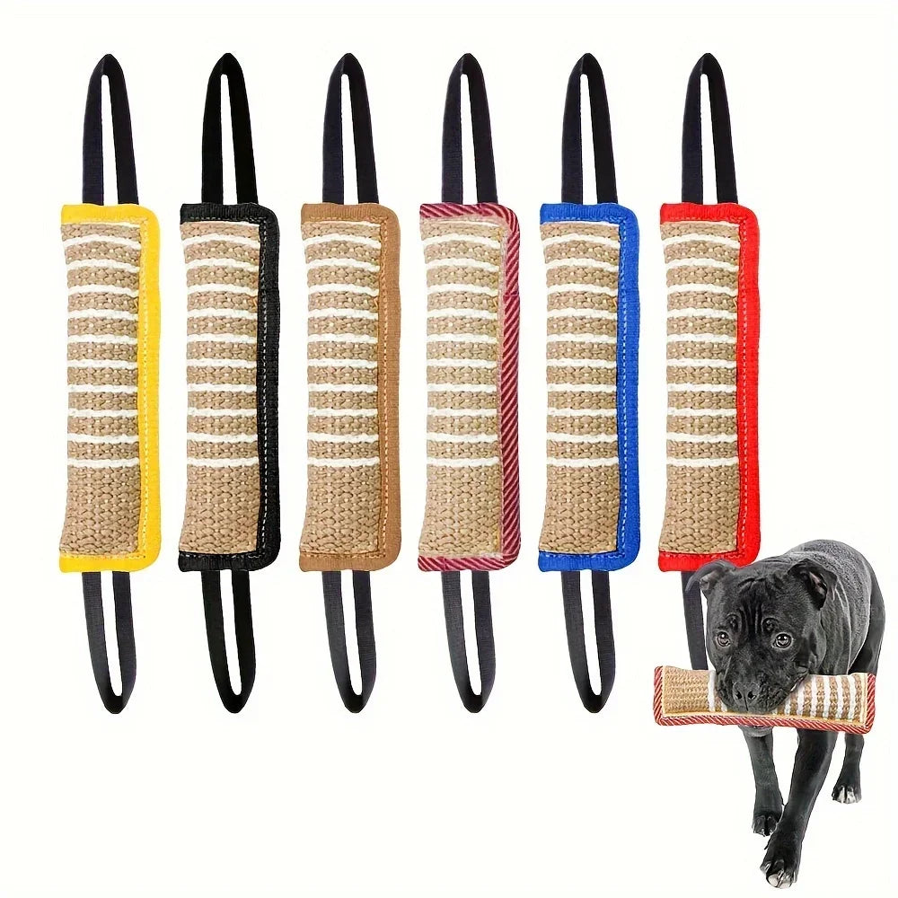 Durable Jute Dog Chew Toy - Bite-Resistant Teething Stick for Puppies  Adult Dogs - ZOOMNSTORE