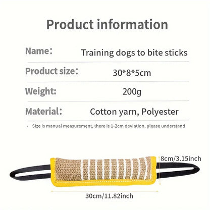 Durable Jute Dog Chew Toy - Bite-Resistant Teething Stick for Puppies  Adult Dogs - ZOOMNSTORE