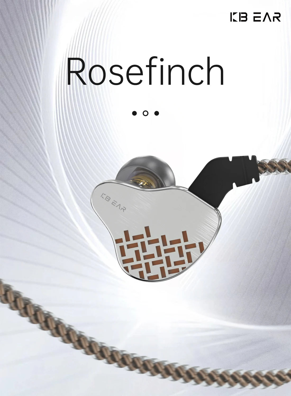KBEAR Rosefinch Earbuds - Wired In-Ear Headphones With Hi-Res Stereo Sound - ZOOMNSTORE