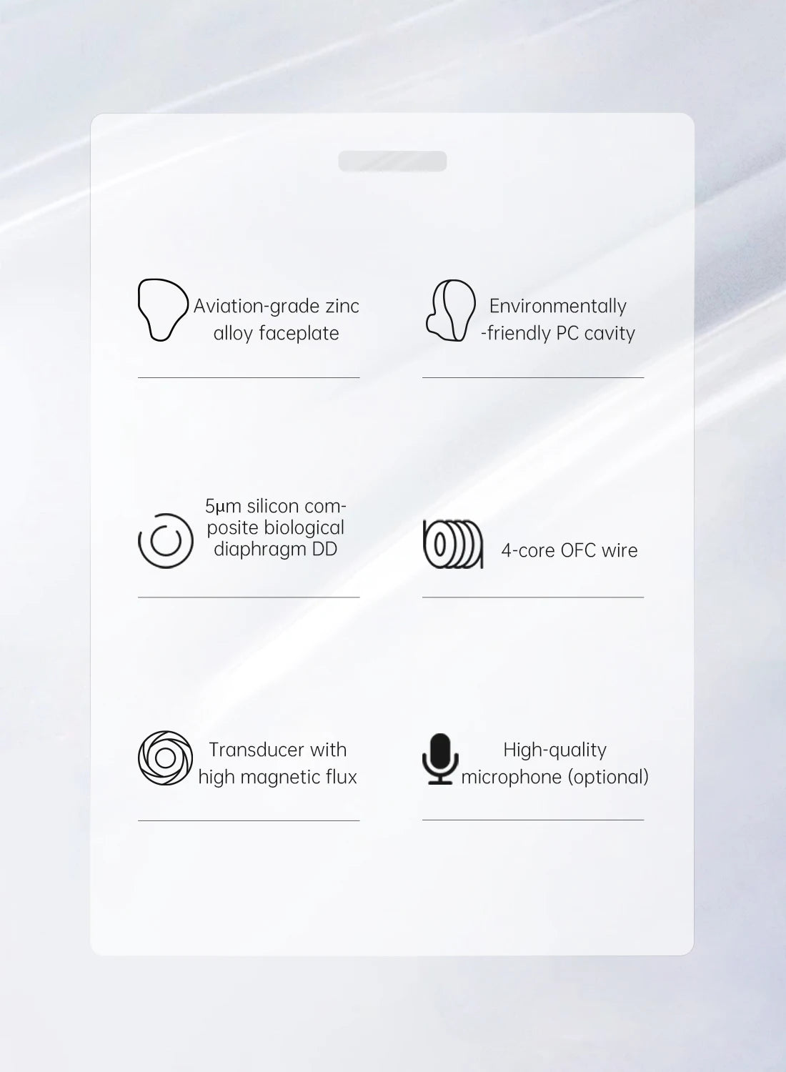 KBEAR Rosefinch Earbuds - Wired In-Ear Headphones With Hi-Res Stereo Sound - ZOOMNSTORE