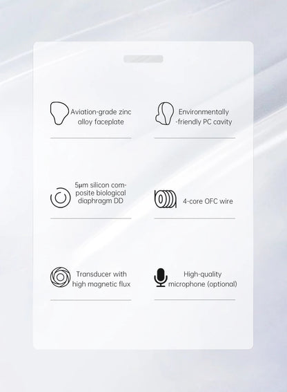KBEAR Rosefinch Earbuds - Wired In-Ear Headphones With Hi-Res Stereo Sound - ZOOMNSTORE