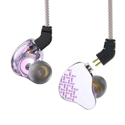 KBEAR Rosefinch Earbuds - Wired In-Ear Headphones With Hi-Res Stereo Sound - ZOOMNSTORE