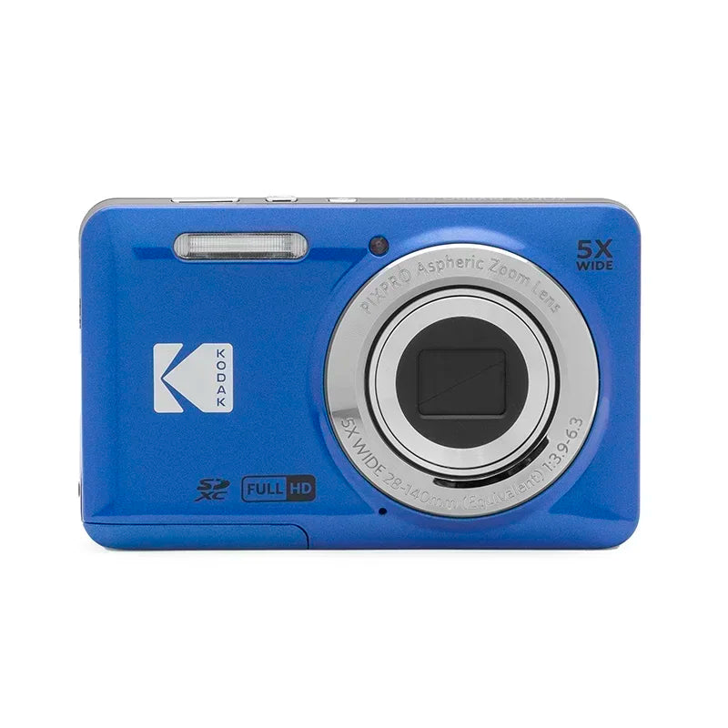 KODAK PIXPRO FZ55-RD 16MP Digital Camera - 5X Zoom 28mm Wide Angle 1080P Video 27 LCD - ZOOMNSTORE