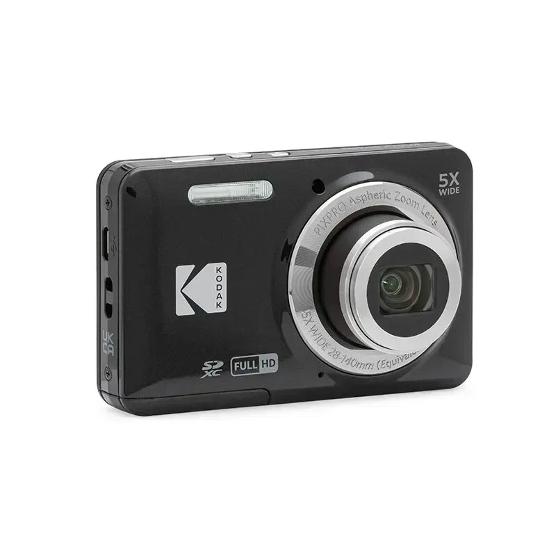 KODAK PIXPRO FZ55-RD 16MP Digital Camera - 5X Zoom 28mm Wide Angle 1080P Video 27 LCD - ZOOMNSTORE