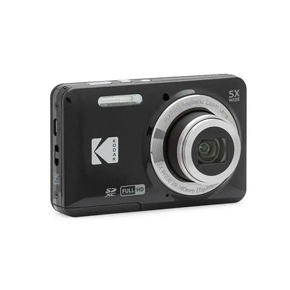 KODAK PIXPRO FZ55-RD 16MP Digital Camera - 5X Zoom 28mm Wide Angle 1080P Video 27 LCD - ZOOMNSTORE