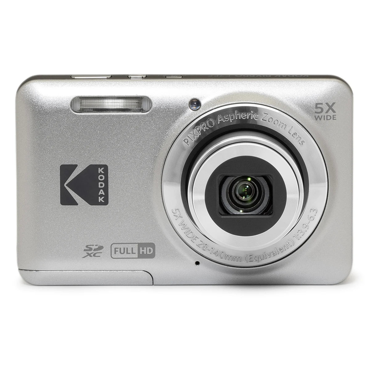 KODAK PIXPRO FZ55-RD 16MP Digital Camera - 5X Zoom 28mm Wide Angle 1080P Video 27 LCD - ZOOMNSTORE