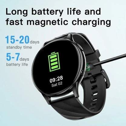 KUMI GW5 Smart Watch – Waterproof Smartwatch with Heart Rate Monitor & SpO2 Tracker - ZOOMNSTORE