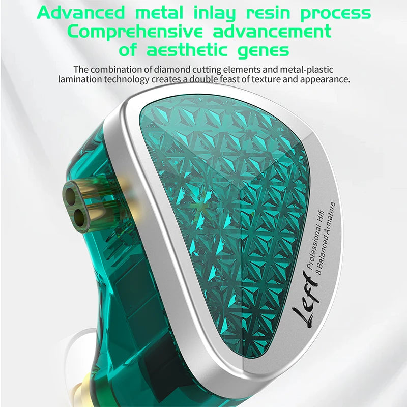 KZ AS16 Pro Earphones - 16BA HIFI Bass Noise Cancelling Headset - ZOOMNSTORE