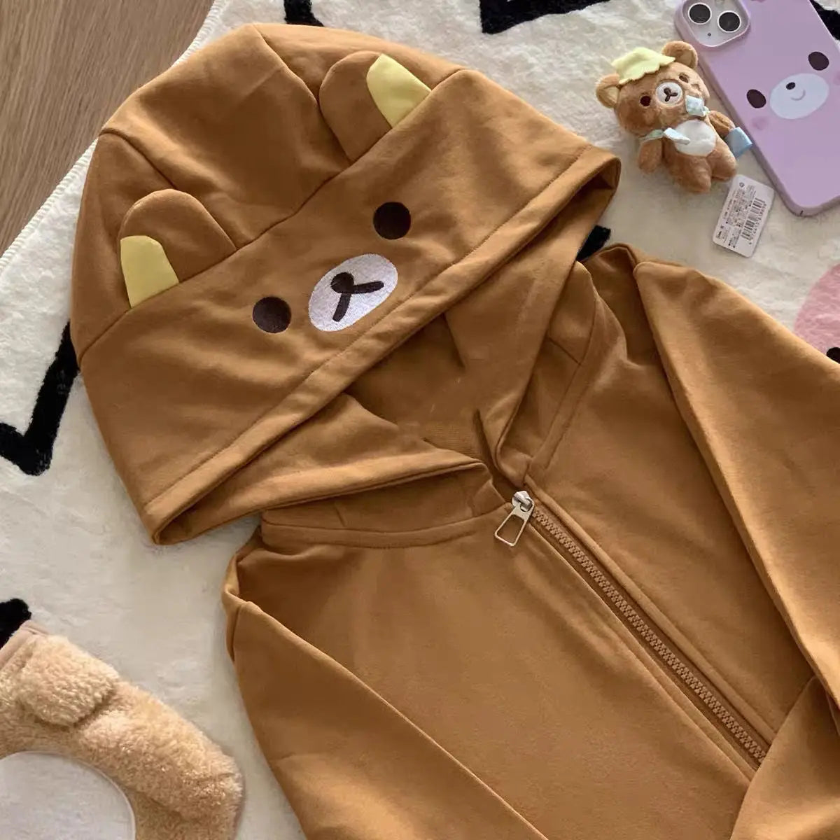 Kawaii Cartoon Hoodie - Y2K Harajuku Streetwear Sweatshirt for Women - ZOOMNSTORE