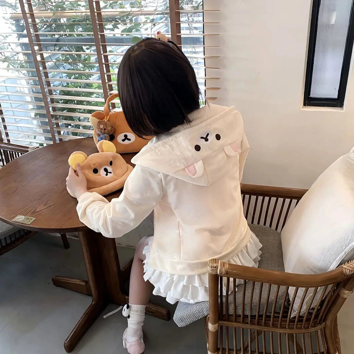 Kawaii Cartoon Hoodie - Y2K Harajuku Streetwear Sweatshirt for Women - ZOOMNSTORE
